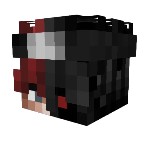 ii_Naz Minecraft avatar head, 3D render