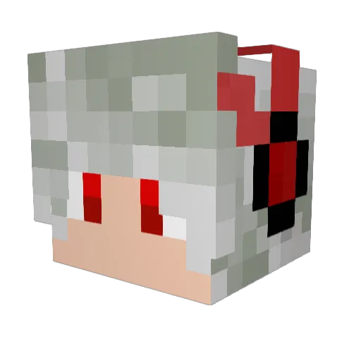 ii_NeI7 Minecraft avatar head, 3D render