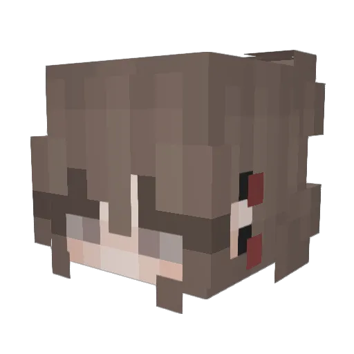 ii_Stenen Minecraft avatar head, 3D render