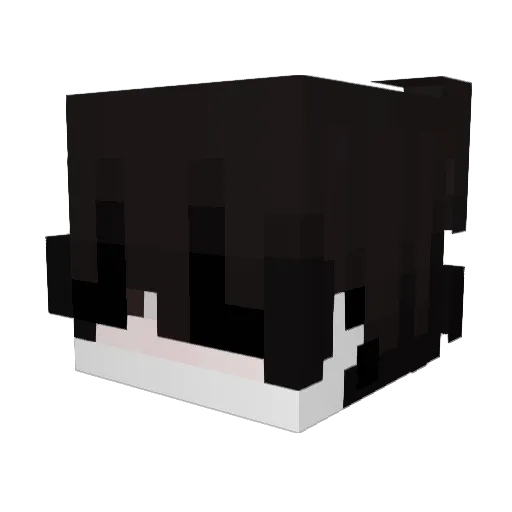 ii_u Minecraft avatar head, 3D render