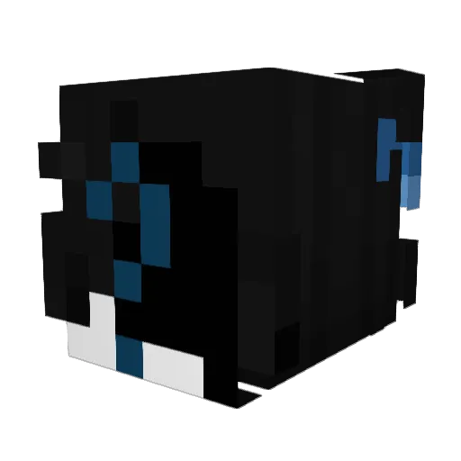 iibeg2differr Minecraft avatar head, 3D render