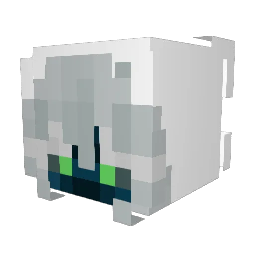 iiceyyy Minecraft avatar head, 3D render
