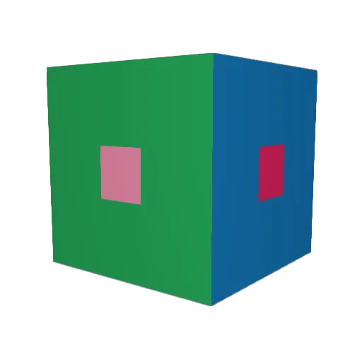 iieShikashi Minecraft avatar head, 3D render
