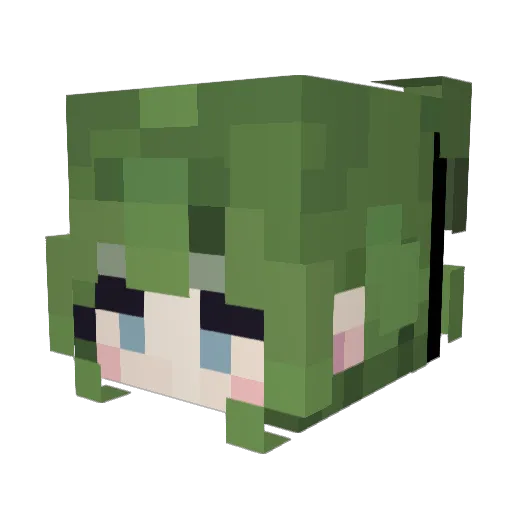 iifoundjoy Minecraft avatar head, 3D render