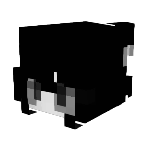 iignaciaa Minecraft avatar head, 3D render