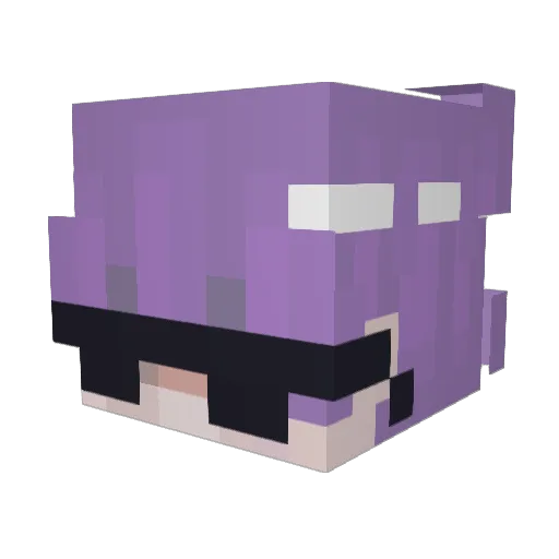 iiguhh__ Minecraft avatar head, 3D render