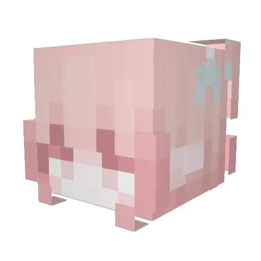 iii9 Minecraft avatar head, 3D render