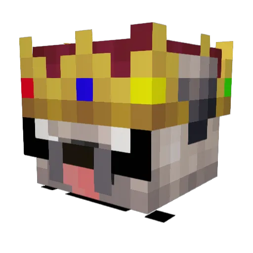 iiiEddy Minecraft avatar head, 3D render