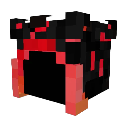 iii_metal Minecraft avatar head, 3D render