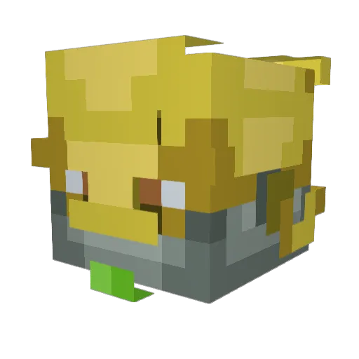 iiiiiMJUICY Minecraft avatar head, 3D render