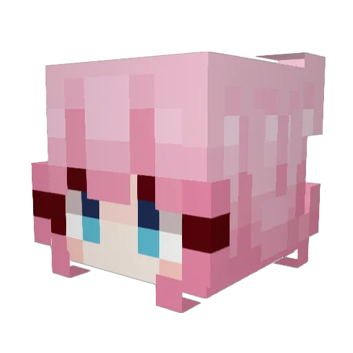 iiiing1 Minecraft avatar head, 3D render