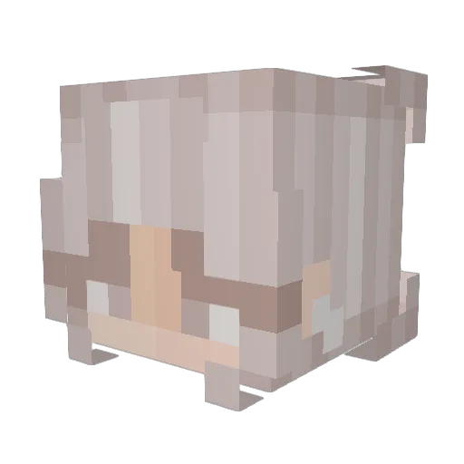 iiikenzie Minecraft avatar head, 3D render