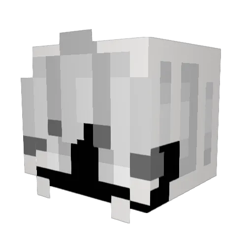 iiikepie Minecraft avatar head, 3D render