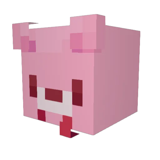 iiing_ Minecraft avatar head, 3D render