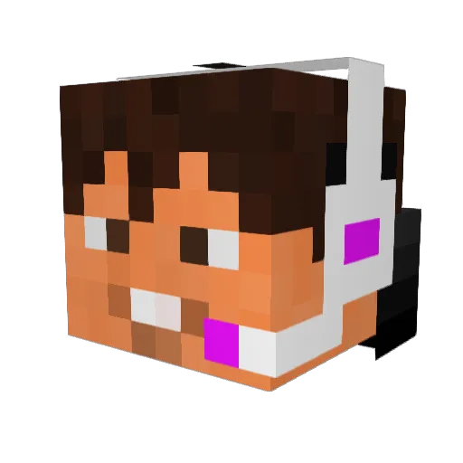 iiitsrylee Minecraft avatar head, 3D render