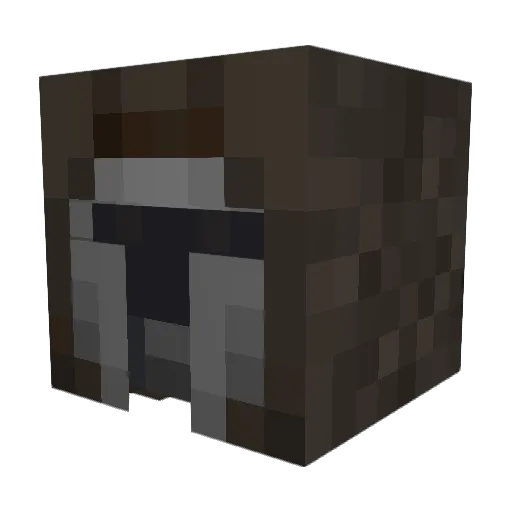 iikasai Minecraft avatar head, 3D render