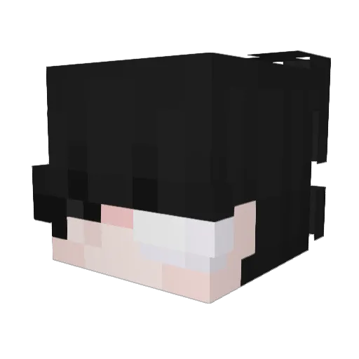 iimLeoo Minecraft avatar head, 3D render