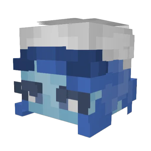 iinotLuna Minecraft avatar head, 3D render