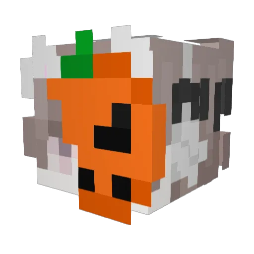 iismoon Minecraft avatar head, 3D render
