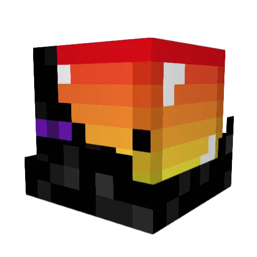 iiszac Minecraft avatar head, 3D render