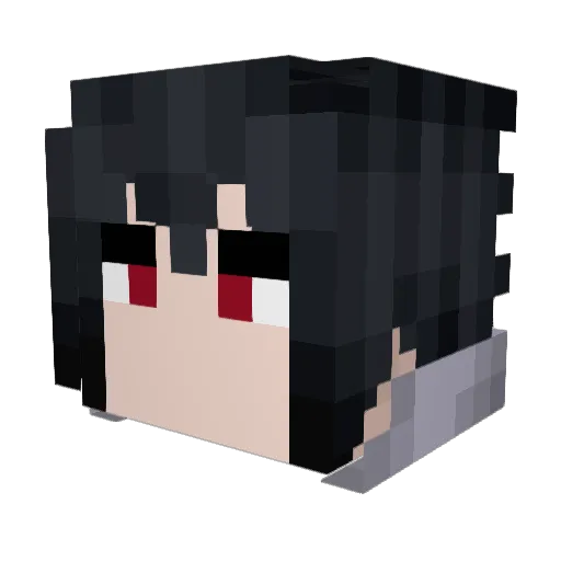 iitzFreak Minecraft avatar head, 3D render