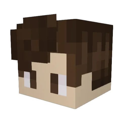 iitzSiro Minecraft avatar head, 3D render