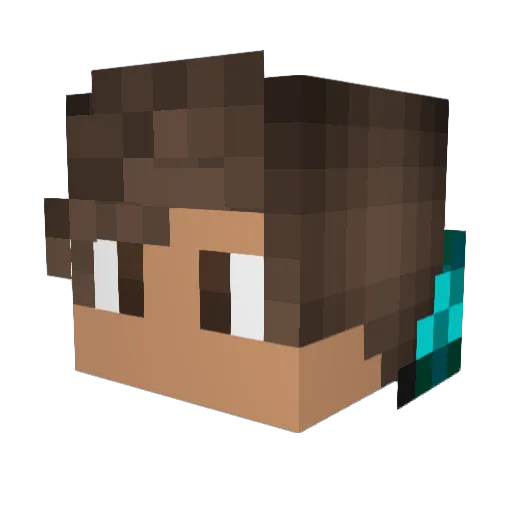 iitzjayden Minecraft avatar head, 3D render