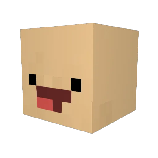 iiva87 Minecraft avatar head, 3D render