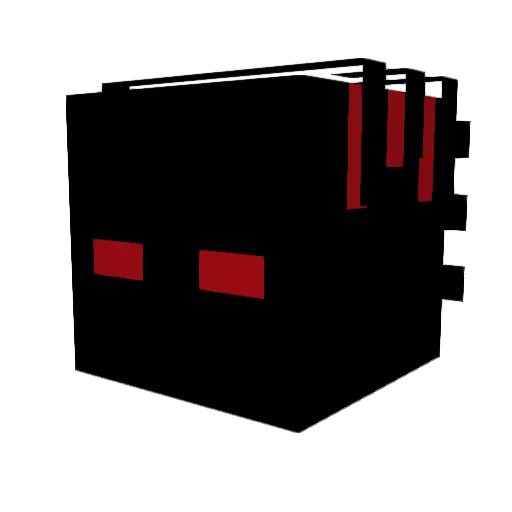 iixsalva Minecraft avatar head, 3D render
