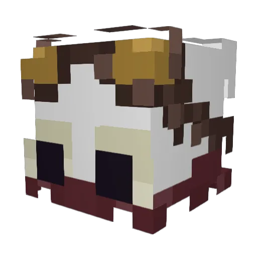 ijgy Minecraft avatar head, 3D render