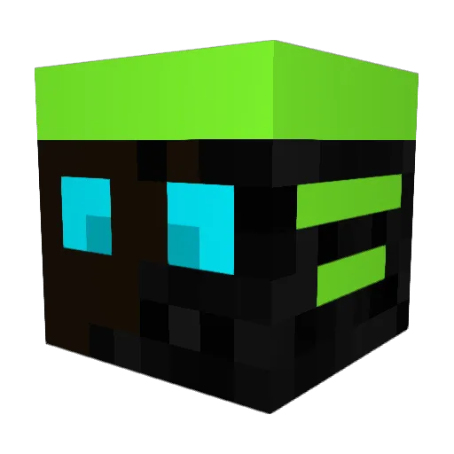 ijland Minecraft avatar head, 3D render