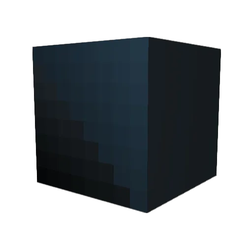 ijspence Minecraft avatar head, 3D render