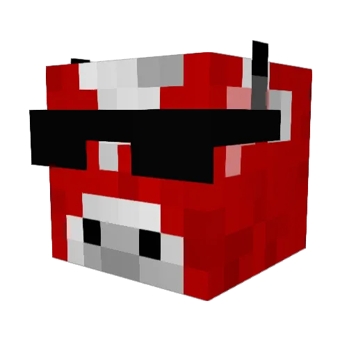 ikana123 Minecraft avatar head, 3D render
