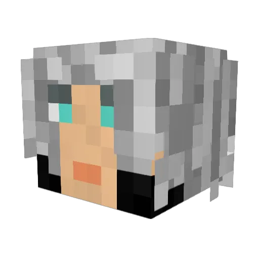 ikaru35 Minecraft avatar head, 3D render