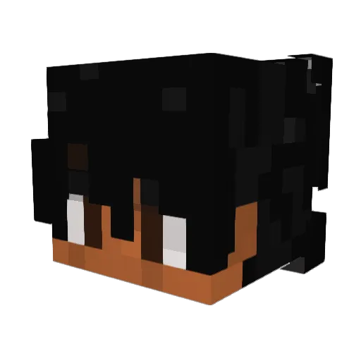 ikbenneomi Minecraft avatar head, 3D render