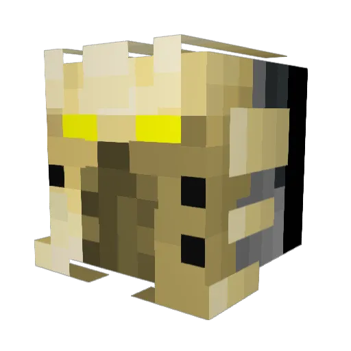 ike_2001 Minecraft avatar head, 3D render