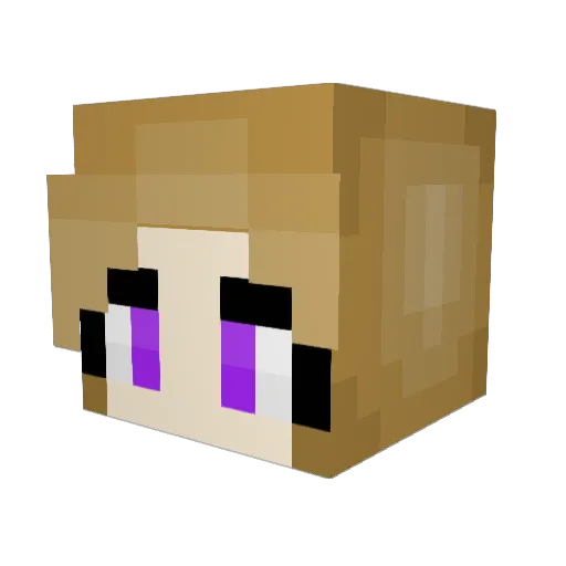 ikeacha1r Minecraft avatar head, 3D render