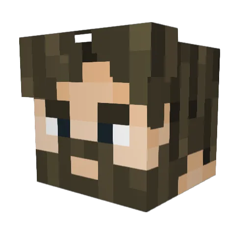 ikebryner3 Minecraft avatar head, 3D render