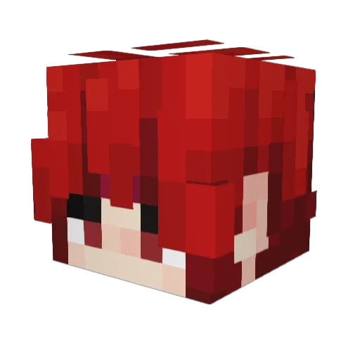 ikeepcaIm Minecraft avatar head, 3D render