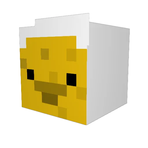ikejrm Minecraft avatar head, 3D render