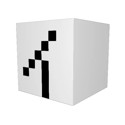ikemaru_react Minecraft avatar head, 3D render