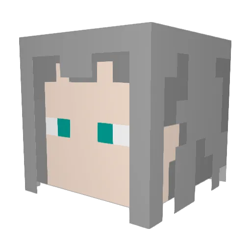 ikemay1337 Minecraft avatar head, 3D render