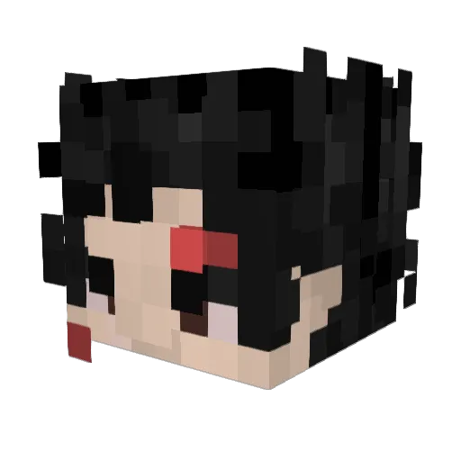 ikerpro2011 Minecraft avatar head, 3D render