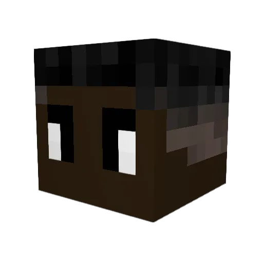 ikersus33 Minecraft avatar head, 3D render