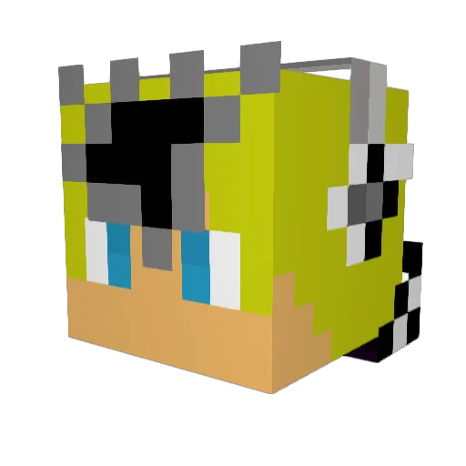 ikill4candy Minecraft avatar head, 3D render