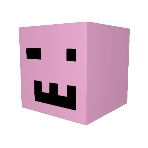 ikissgays Minecraft avatar head, 3D render