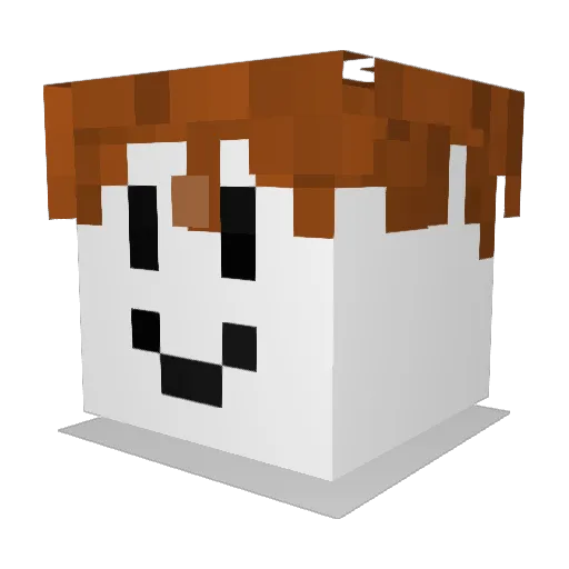 ikkuu365 Minecraft avatar head, 3D render