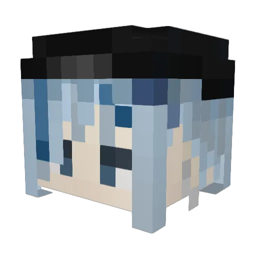 ikoko1 Minecraft avatar head, 3D render