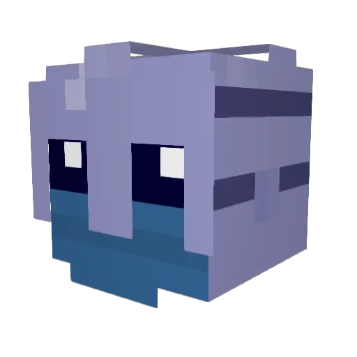 ikor13 Minecraft avatar head, 3D render