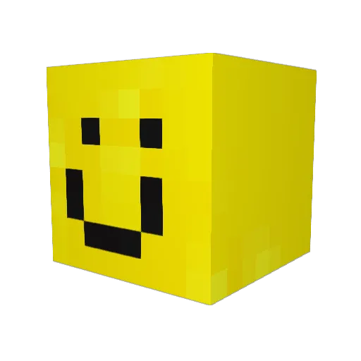 ikrusher Minecraft avatar head, 3D render